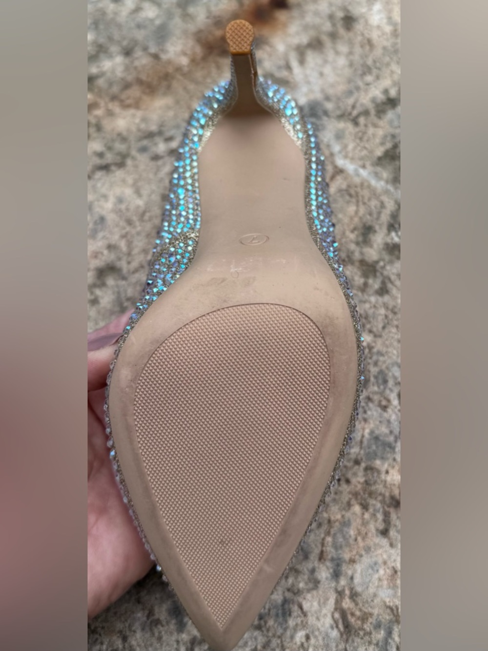 Elizabet Tang Rhinestone Glitter Pumps - Picture 7 of 10